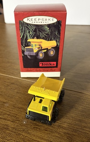 New 1996 Hallmark Ornament Tonka Mighty Dump  1964 Truck Hasbro Ships Promptly. - Picture 1 of 5