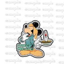 Disney Sweet Dreams Mickey lfi Premade Scrapbook Page Paper Piece die cut