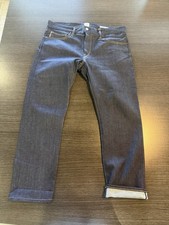 Hiroshi Kato jeans The Needle Skinny Waist 34 Made In The USA Stretch Selvedge