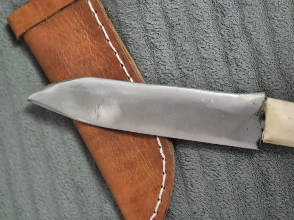 Handgefertigt-Hirschhorngriff Jagdmesser Mit Sehr Gute Stahl Qualität .nr 2 - Bild 3 von 4