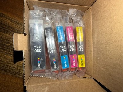 E-z Ink TM Black and Color Replacement Ink Cartridge for Canon  PGI-280...