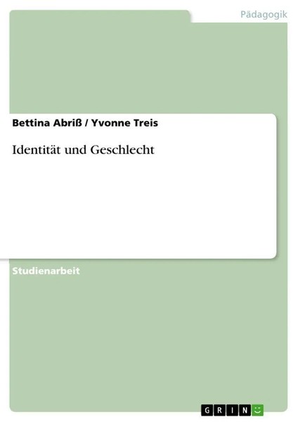 Bettina Abriß (U. A.) | IdentitäT Und Geschlecht | Taschenbuch | Deutsch (2008)-image