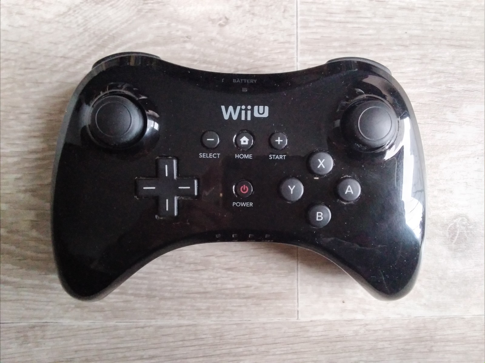 nintendo wii u manette noir officiel nintendo sans fil etat be