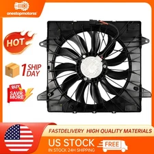 For Cadillac XT5 GMC Acadia 3.6L V6 17-19 Radiator Cooling Fan Assembly#23412299