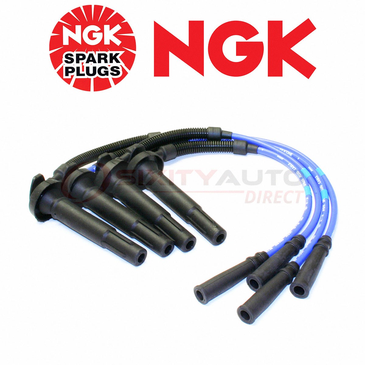 NGK Spark Plug Wire Set for 2000-2004 Subaru Outback 2.5L H4 - Ignition sr