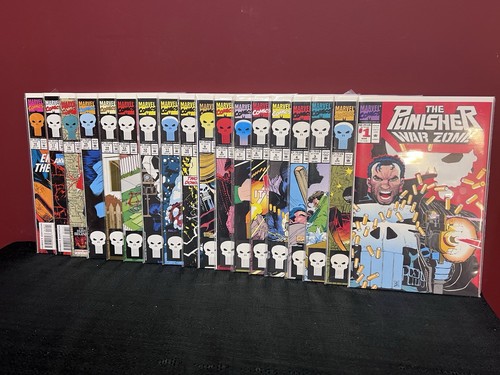 Punisher War Zone #1-18 Comic Lot - Marvel Comics 1992 (18 Books Total)