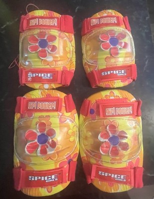 Rare 1990s Find Spice Girls Elbow Pads And Knee Pads Girl Power- Youth Size