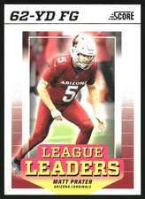 2024 Score League Leaders #15 Matt Prater - FB