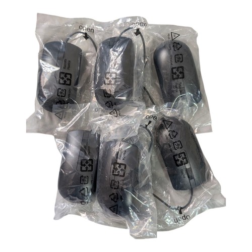 Dell D-MS116 USB Wired Optical Mouse - Black X6