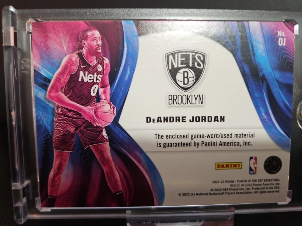 2021-22 Panini - Jumbo Memorabilia DeAndre Jordan #DJ /93 (MEM) - Image 3 of 4