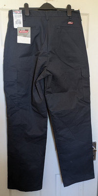 Brandneu mit Etikett Original Dickies Relaxed Fit Cargohose 36 x 34 dunkelblau Workwear Skater