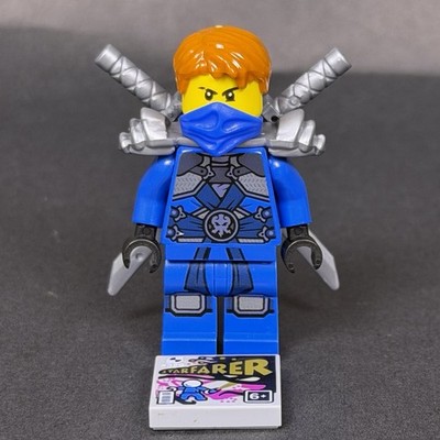 Brand New Lego Ninjago Rebooted Jay Stone Armor Minifigure with Katanas & Tile 