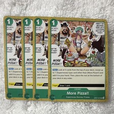 More Pizza!! (OP07-037) Event Card Lot x4 Bonney Pirates Bandai English OP07