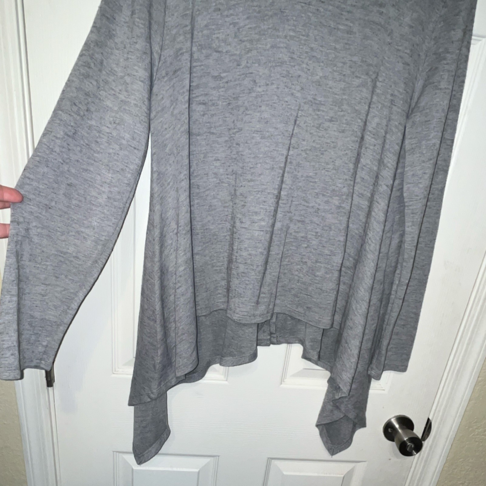 Talbots Gray Collared Button-Down Cardigan XL Lon… - image 10