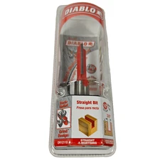 Diablo DR12110 Router Straight Bit 3/8", 1-1/4" Depth, 1/2" Shank Carbide