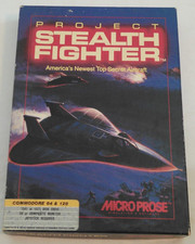 Microprose Project Stealth Fighter for Commodore 64 Manual Maps Original Box