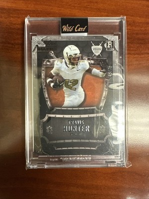 Travis Hunter 49/75 Rookie Matte 2025 Wild Card Weekend Warrior WW-TH Orange