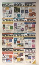 COMPUTE GAZETTE Magazine 1985 lot of 12 Complete Year - Early Vintage Computers