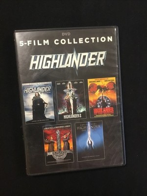 Highlander: 5-Film Collection (DVD) Christopher Lambert RARE OOP