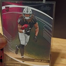 2025 Panini Absolute Football Ashton Jeanty Rookie #106 Las Vegas Raiders Card