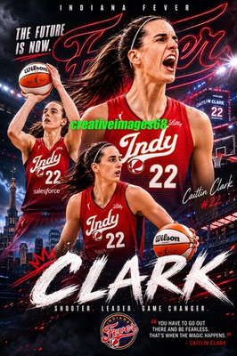 #ad Caitlin Clark 4x6 Glossy Photo Indiana Fever 2026 Rebel Uniform $3.79