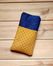 FOR IPHONE 17 / 17 PRO / 17 PRO MAX HANDMADE PHONE CASE FABRIC AND SMALL POCKET