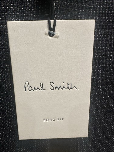 Paul Smith 38 (48) Wool & Linen Soho Fit Navy Designer Blazer BNWT - Picture 7 of 9