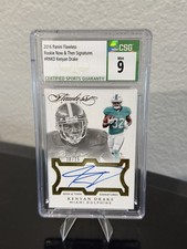 Kenyan Drake 2016 Panini Flawless 18/25 RC Auto CSG 9 Alabama Dolphins Ravens