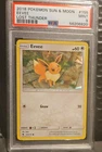 Pokemon 2018 S&M Lost Thunder Eevee Holo Cracked Ice 155/214 CGC 9 Grade Mint