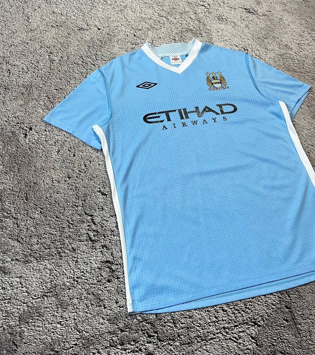 Manchester City Umbro “Blue Moon” Home Jersey Size 44 (L) | eBay
