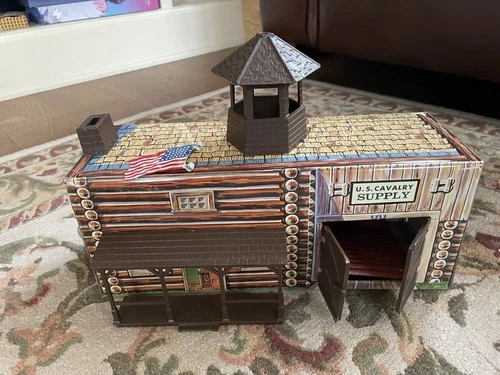 VINTAGE FORT APACHE BY MARX PLAYSET IN BOX
