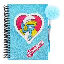The Smurfs Smurfette Spiral Notebook With Gel...