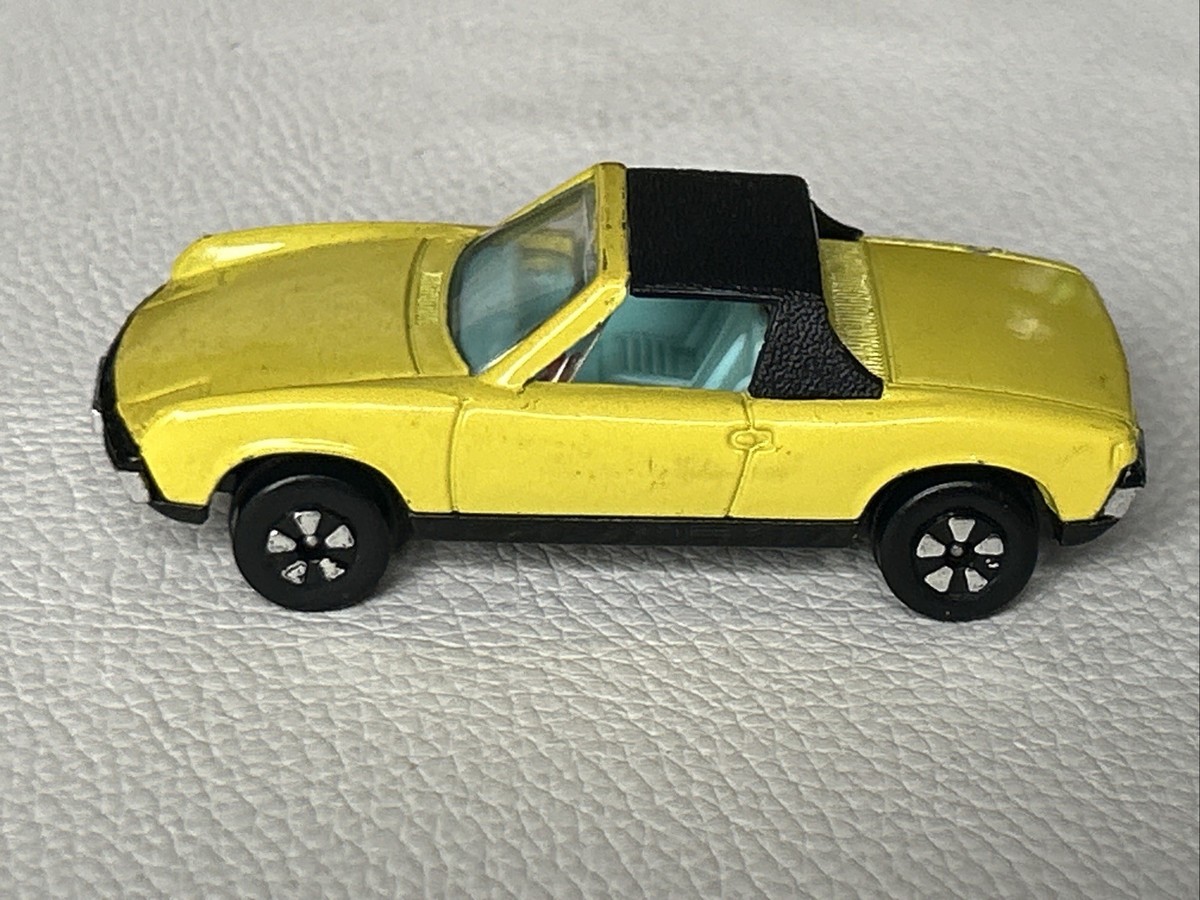 Vintage Playart VW Porsche 914 Hong Kong Yellow Very Good Conditn