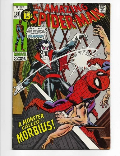 Amazing Spider-Man 101 1971 Marvel Comics VG+ 4.5 1st App Morbius