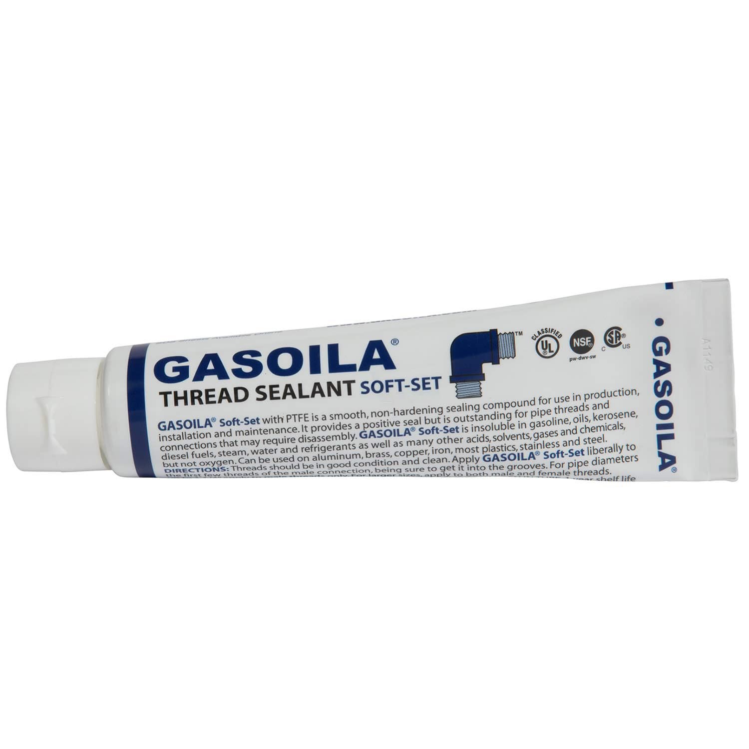 Gasoila Soft-Set Pipe Thread Sealant – Non-Hardening Paste for Metal &...