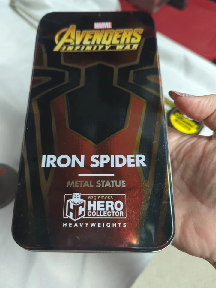 Marvel Avengers Infinity War Araña de Hierro Spider-Man Estatua de Metal Héroe de Musgo de Águila Foto 3 de 4