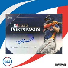 2024 Topps Jose Altuve Postseason Performance Auto 7/50 #PPA-JA Houston Astros