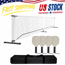 Outdoor Pickleball Net System 22FT Regulation Net for Driveway Backyard ...
