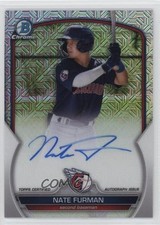 2023 Bowman Chrome Mega Box Chrome Mojo Auto Nate Furman #BCMA-NF Auto sc8