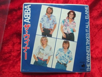 ABBA - The Winner takes it all (1980) JAPAN 7''  Discomate DSP-205