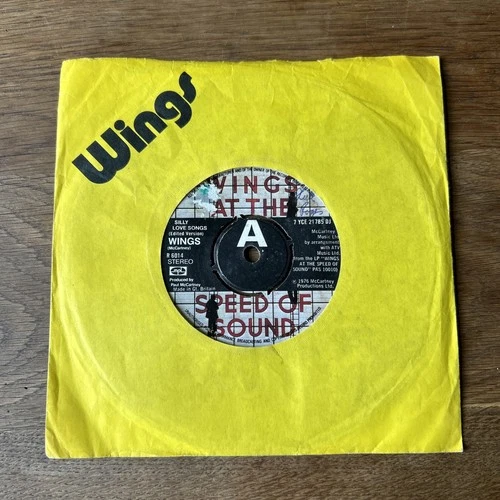 Pop Wings  ‎– Silly Love Songs Edited Version  MPL DEMO ‎– R 6014 The Beatles