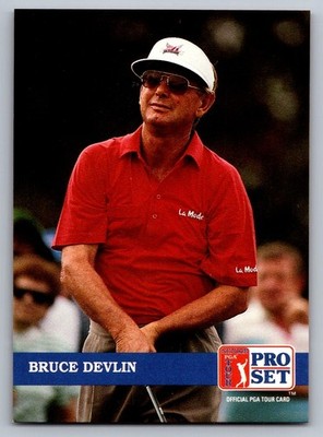 1992 PRO SET GOLF CARD #251 BRUCE DEVLIN
