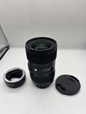 Sigma 18-35mm f/1.8 DC HSM Art Lens for Canon EF With Viltrox EF To Sony Adapter