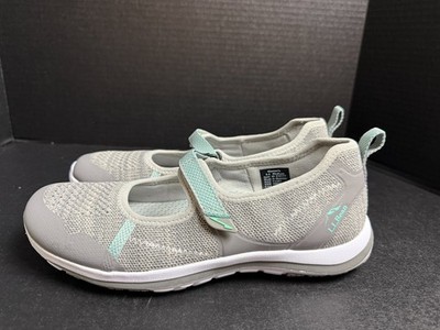 L.L. Bean Back Cove Mary Jane Sneaker Women's 9.5M Gray Hiking Sport Flats Shoe