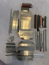 LOT OF 50+ Metal Lathe Cutting Tool Machinist Bits + More Tools - Mixed Sized