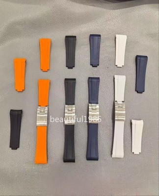 20mm Curved FKM Rubber Strap T-fit clasp for Tudor Black Bay 58 39mm 79030 7939G