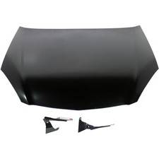 Hood Kit For 2002-06 Acura Rsx Primed Steel With Windshield Washer Nozzle Holes