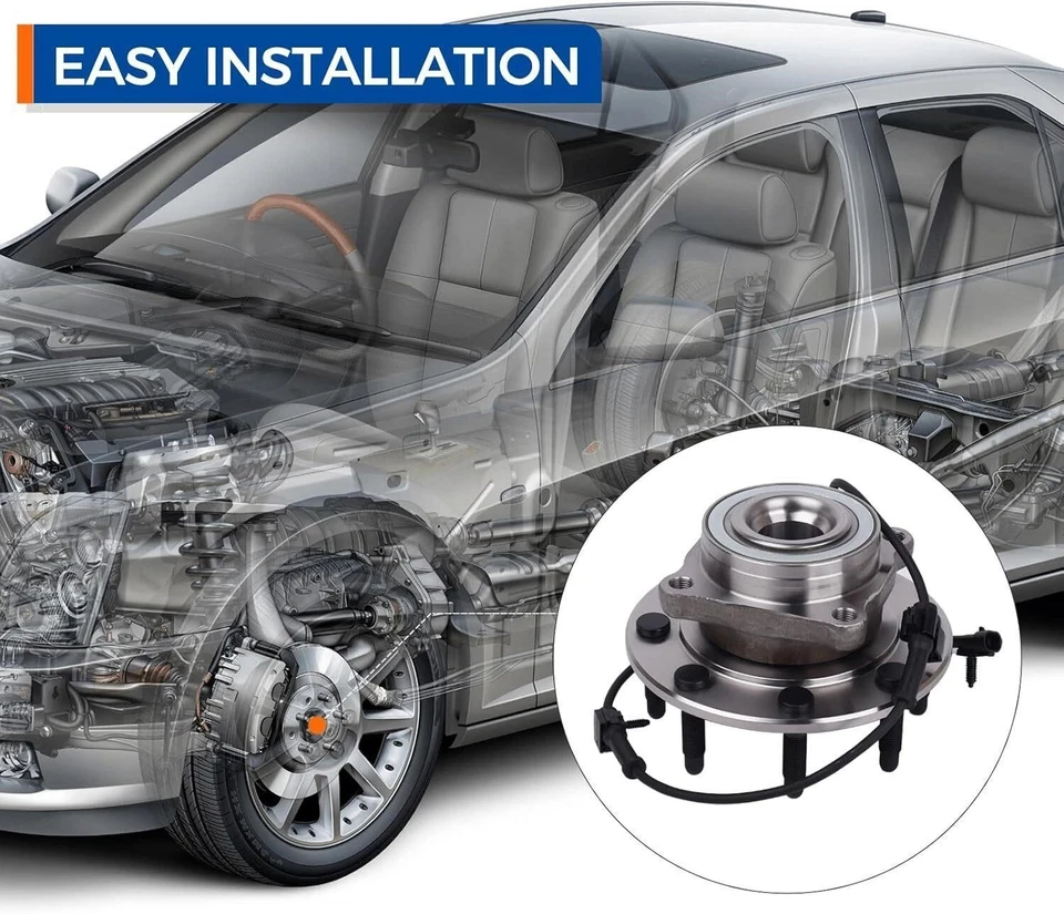 2 Pcs PAROD Front Wheel Bearing Hub Assembly Compatible with Chrysler Prowler — 第 3/4 张图片