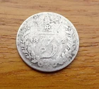 1872 Victoria Threepence — photo from another recent sale