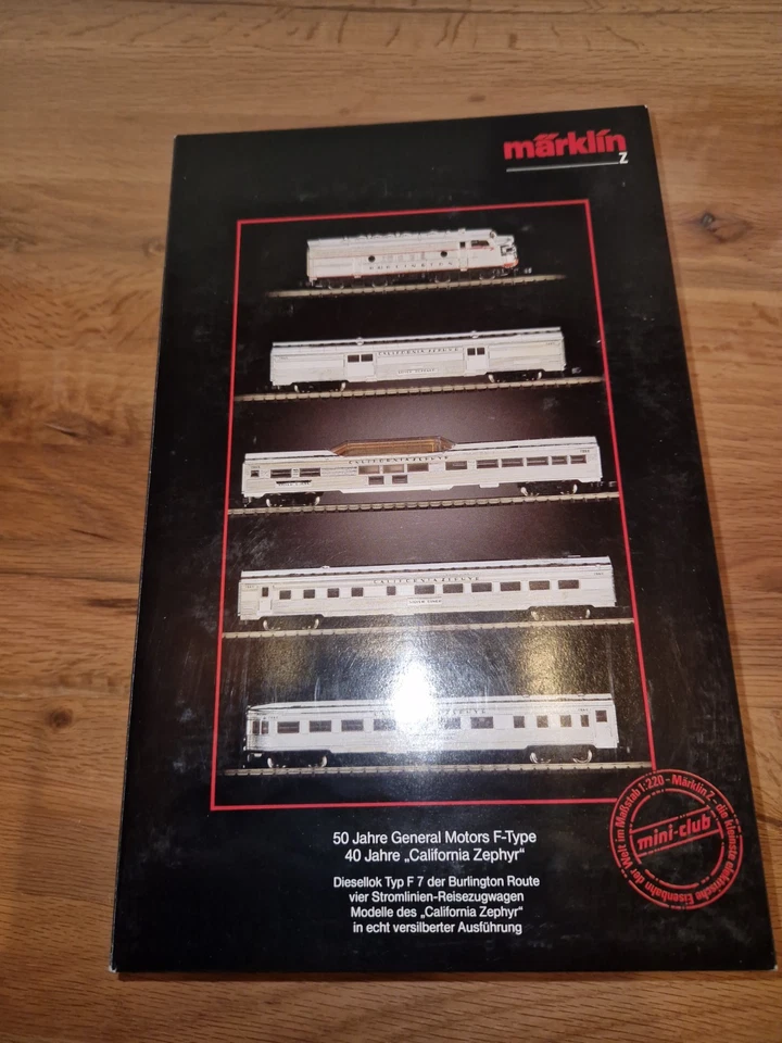 Märklin mini-club - California Zephyr / GM F-Type, 8189, SoMo, Spur Z Unbespielt